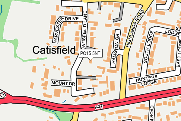 PO15 5NT map - OS OpenMap – Local (Ordnance Survey) PO15 5NT map - OS OpenMap – Local (Ordnance Survey)