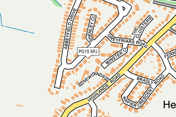 PO15 5PJ map - OS OpenMap – Local (Ordnance Survey) PO15 5PJ map - OS OpenMap – Local (Ordnance Survey)
