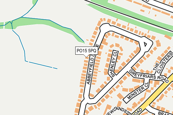 PO15 5PQ map - OS OpenMap – Local (Ordnance Survey) PO15 5PQ map - OS OpenMap – Local (Ordnance Survey)