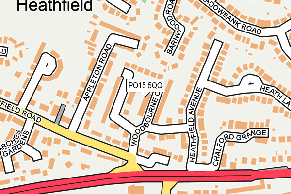 PO15 5QQ map - OS OpenMap – Local (Ordnance Survey) PO15 5QQ map - OS OpenMap – Local (Ordnance Survey)
