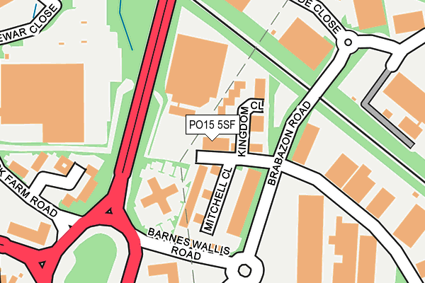 PO15 5SF map - OS OpenMap – Local (Ordnance Survey) PO15 5SF map - OS OpenMap – Local (Ordnance Survey)