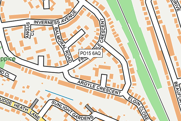 PO15 6AQ map - OS OpenMap – Local (Ordnance Survey) PO15 6AQ map - OS OpenMap – Local (Ordnance Survey)