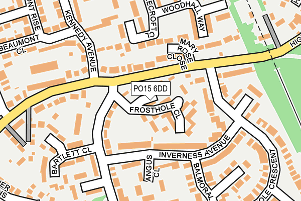 PO15 6DD map - OS OpenMap – Local (Ordnance Survey) PO15 6DD map - OS OpenMap – Local (Ordnance Survey)