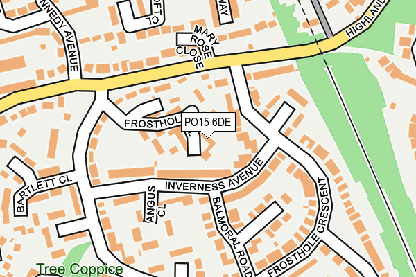 PO15 6DE map - OS OpenMap – Local (Ordnance Survey) PO15 6DE map - OS OpenMap – Local (Ordnance Survey)