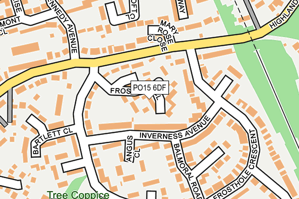 PO15 6DF map - OS OpenMap – Local (Ordnance Survey) PO15 6DF map - OS OpenMap – Local (Ordnance Survey)