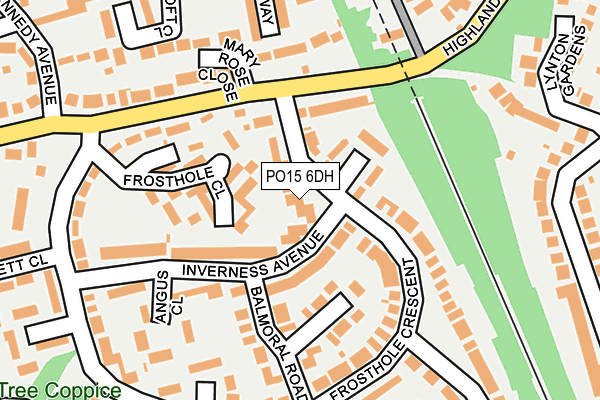 PO15 6DH map - OS OpenMap – Local (Ordnance Survey) PO15 6DH map - OS OpenMap – Local (Ordnance Survey)