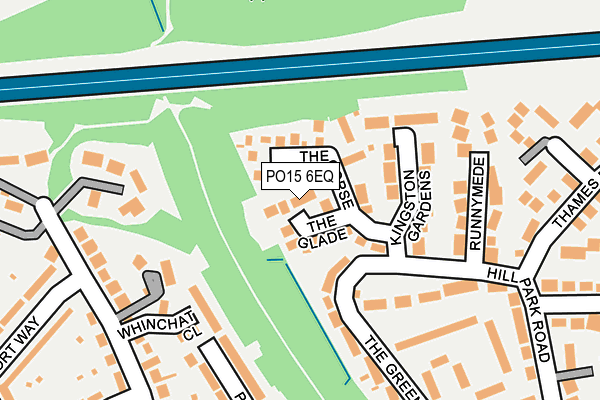 PO15 6EQ map - OS OpenMap – Local (Ordnance Survey) PO15 6EQ map - OS OpenMap – Local (Ordnance Survey)