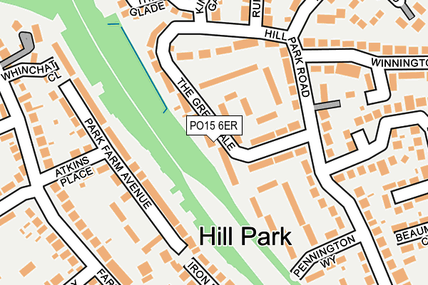 PO15 6ER map - OS OpenMap – Local (Ordnance Survey) PO15 6ER map - OS OpenMap – Local (Ordnance Survey)
