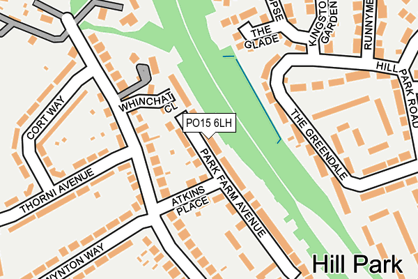 PO15 6LH map - OS OpenMap – Local (Ordnance Survey) PO15 6LH map - OS OpenMap – Local (Ordnance Survey)