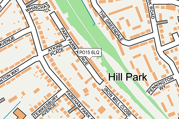 PO15 6LQ map - OS OpenMap – Local (Ordnance Survey) PO15 6LQ map - OS OpenMap – Local (Ordnance Survey)
