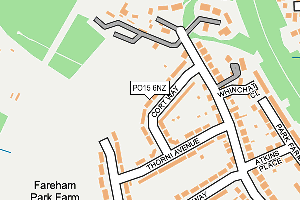 PO15 6NZ map - OS OpenMap – Local (Ordnance Survey) PO15 6NZ map - OS OpenMap – Local (Ordnance Survey)