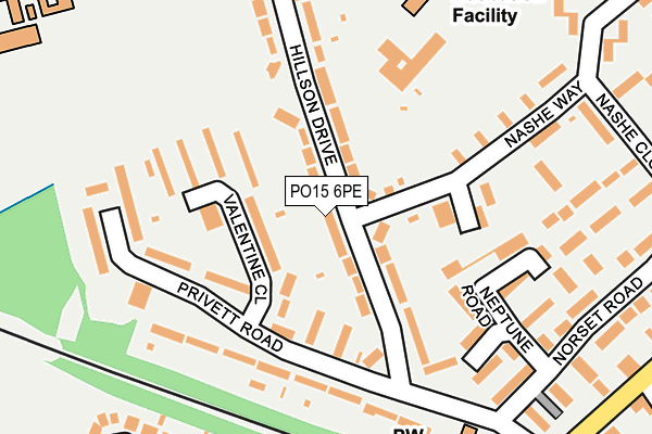 PO15 6PE map - OS OpenMap – Local (Ordnance Survey) PO15 6PE map - OS OpenMap – Local (Ordnance Survey)