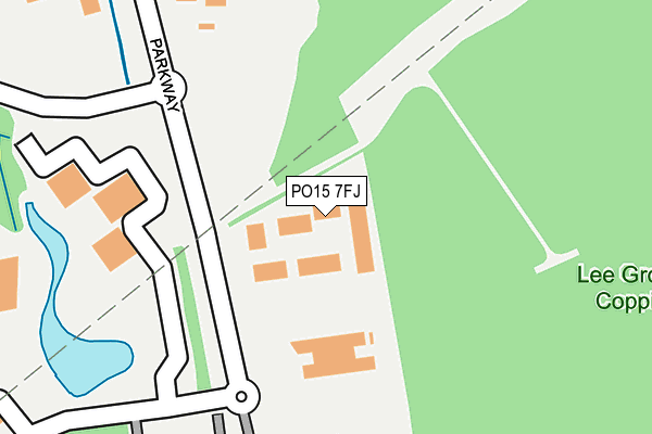 PO15 7FJ map - OS OpenMap – Local (Ordnance Survey) PO15 7FJ map - OS OpenMap – Local (Ordnance Survey)