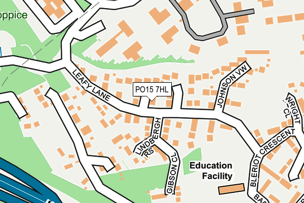 PO15 7HL map - OS OpenMap – Local (Ordnance Survey) PO15 7HL map - OS OpenMap – Local (Ordnance Survey)