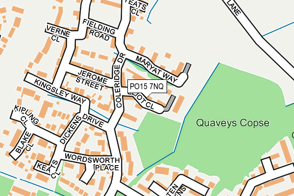 PO15 7NQ map - OS OpenMap – Local (Ordnance Survey) PO15 7NQ map - OS OpenMap – Local (Ordnance Survey)