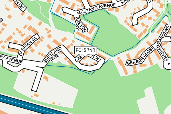 PO15 7NR map - OS OpenMap – Local (Ordnance Survey) PO15 7NR map - OS OpenMap – Local (Ordnance Survey)