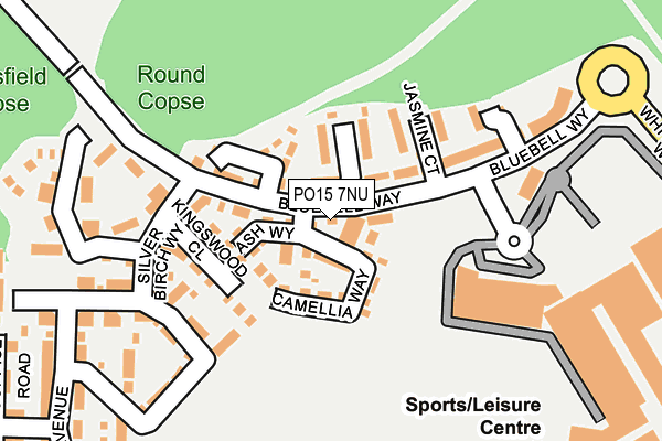 PO15 7NU map - OS OpenMap – Local (Ordnance Survey) PO15 7NU map - OS OpenMap – Local (Ordnance Survey)
