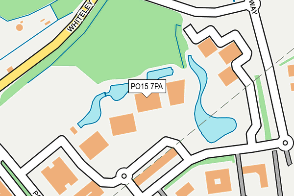 PO15 7PA map - OS OpenMap – Local (Ordnance Survey) PO15 7PA map - OS OpenMap – Local (Ordnance Survey)