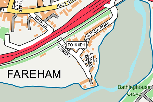 PO16 0DH map - OS OpenMap – Local (Ordnance Survey) PO16 0DH map - OS OpenMap – Local (Ordnance Survey)