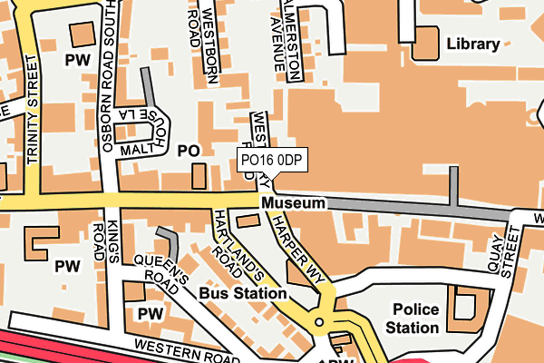 PO16 0DP map - OS OpenMap – Local (Ordnance Survey) PO16 0DP map - OS OpenMap – Local (Ordnance Survey)