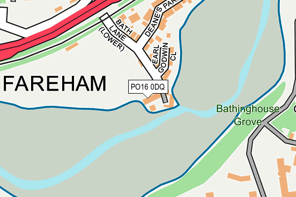 PO16 0DQ map - OS OpenMap – Local (Ordnance Survey) PO16 0DQ map - OS OpenMap – Local (Ordnance Survey)