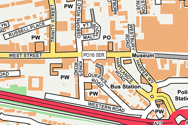 PO16 0ER map - OS OpenMap – Local (Ordnance Survey) PO16 0ER map - OS OpenMap – Local (Ordnance Survey)