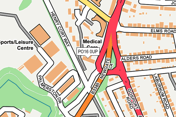 PO16 0UP map - OS OpenMap – Local (Ordnance Survey) PO16 0UP map - OS OpenMap – Local (Ordnance Survey)