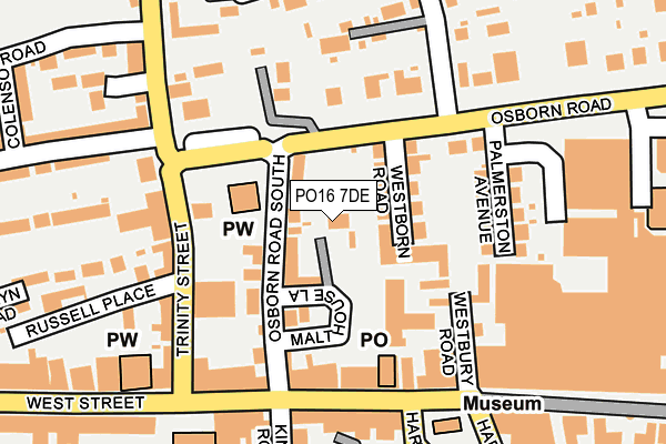 PO16 7DE map - OS OpenMap – Local (Ordnance Survey) PO16 7DE map - OS OpenMap – Local (Ordnance Survey)