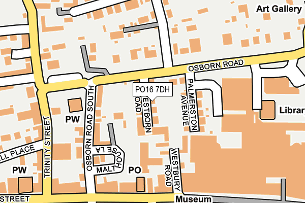 PO16 7DH map - OS OpenMap – Local (Ordnance Survey) PO16 7DH map - OS OpenMap – Local (Ordnance Survey)
