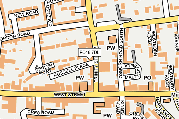 PO16 7DL map - OS OpenMap – Local (Ordnance Survey) PO16 7DL map - OS OpenMap – Local (Ordnance Survey)