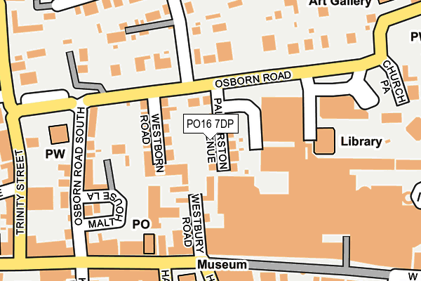PO16 7DP map - OS OpenMap – Local (Ordnance Survey) PO16 7DP map - OS OpenMap – Local (Ordnance Survey)