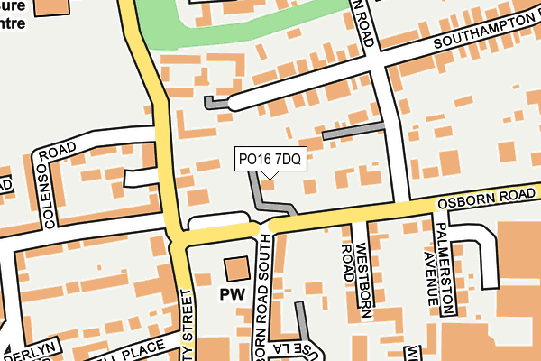PO16 7DQ map - OS OpenMap – Local (Ordnance Survey) PO16 7DQ map - OS OpenMap – Local (Ordnance Survey)