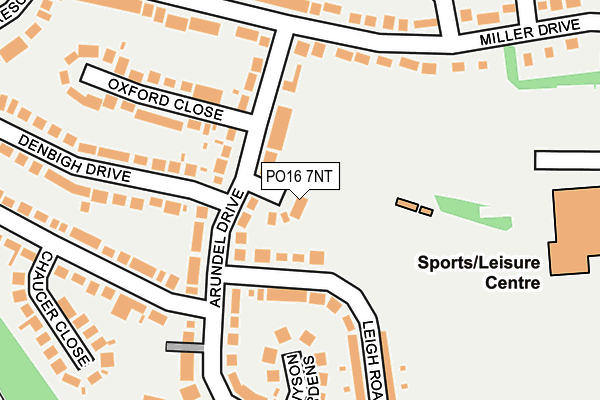 PO16 7NT map - OS OpenMap – Local (Ordnance Survey) PO16 7NT map - OS OpenMap – Local (Ordnance Survey)