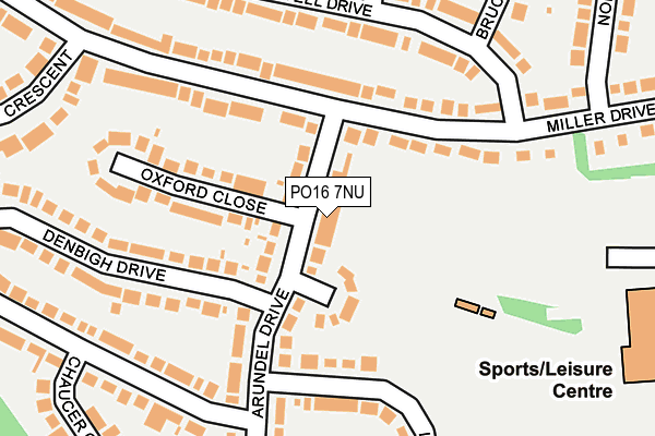 PO16 7NU map - OS OpenMap – Local (Ordnance Survey) PO16 7NU map - OS OpenMap – Local (Ordnance Survey)