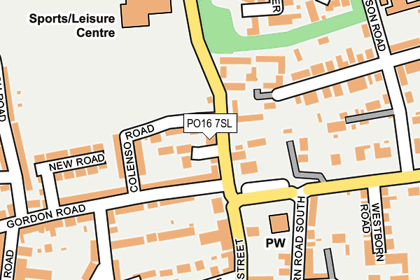 PO16 7SL map - OS OpenMap – Local (Ordnance Survey) PO16 7SL map - OS OpenMap – Local (Ordnance Survey)