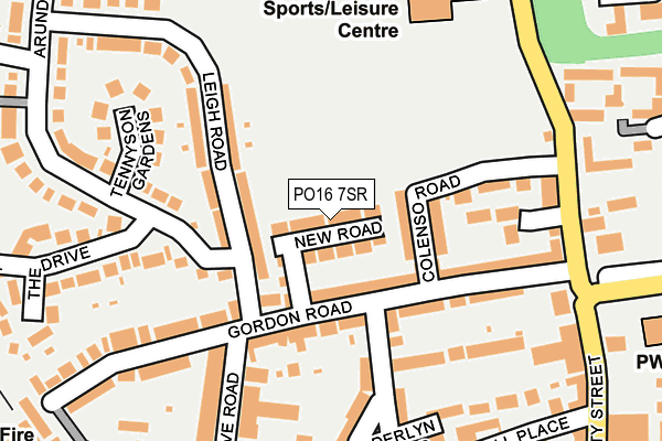PO16 7SR map - OS OpenMap – Local (Ordnance Survey) PO16 7SR map - OS OpenMap – Local (Ordnance Survey)