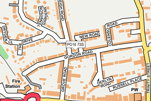 PO16 7SS map - OS OpenMap – Local (Ordnance Survey) PO16 7SS map - OS OpenMap – Local (Ordnance Survey)