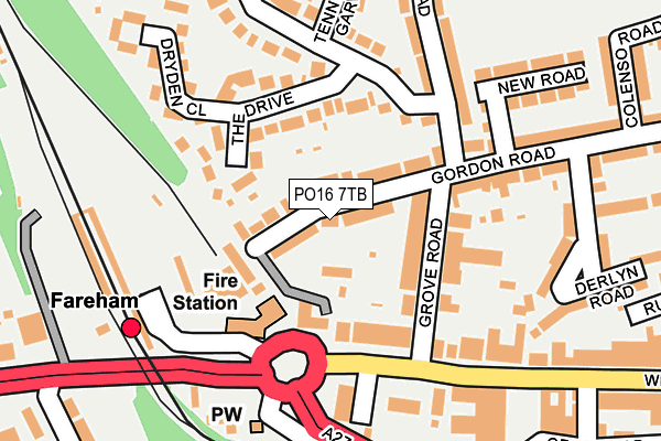 PO16 7TB map - OS OpenMap – Local (Ordnance Survey) PO16 7TB map - OS OpenMap – Local (Ordnance Survey)