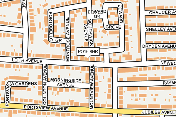 PO16 8HR map - OS OpenMap – Local (Ordnance Survey) PO16 8HR map - OS OpenMap – Local (Ordnance Survey)