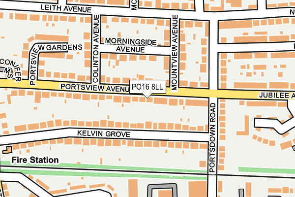 PO16 8LL map - OS OpenMap – Local (Ordnance Survey) PO16 8LL map - OS OpenMap – Local (Ordnance Survey)