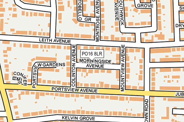 PO16 8LR map - OS OpenMap – Local (Ordnance Survey) PO16 8LR map - OS OpenMap – Local (Ordnance Survey)