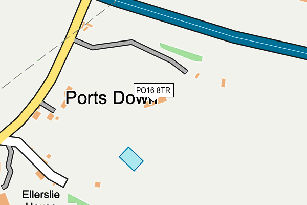 PO16 8TR map - OS OpenMap – Local (Ordnance Survey) PO16 8TR map - OS OpenMap – Local (Ordnance Survey)