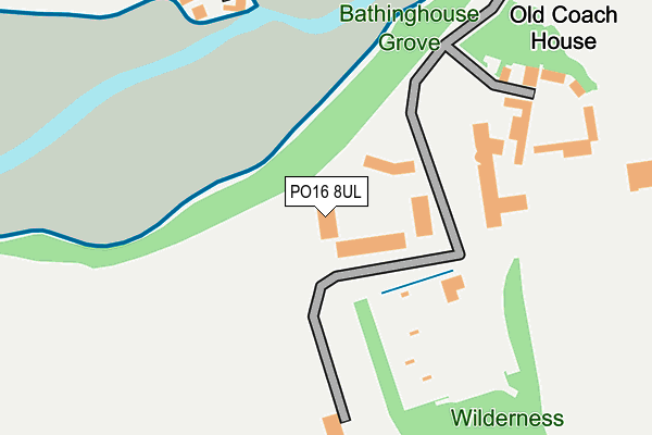 PO16 8UL map - OS OpenMap – Local (Ordnance Survey) PO16 8UL map - OS OpenMap – Local (Ordnance Survey)