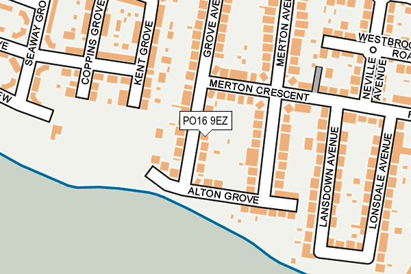PO16 9EZ map - OS OpenMap – Local (Ordnance Survey) PO16 9EZ map - OS OpenMap – Local (Ordnance Survey)
