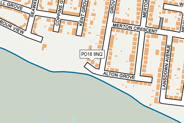 PO16 9NQ map - OS OpenMap – Local (Ordnance Survey) PO16 9NQ map - OS OpenMap – Local (Ordnance Survey)