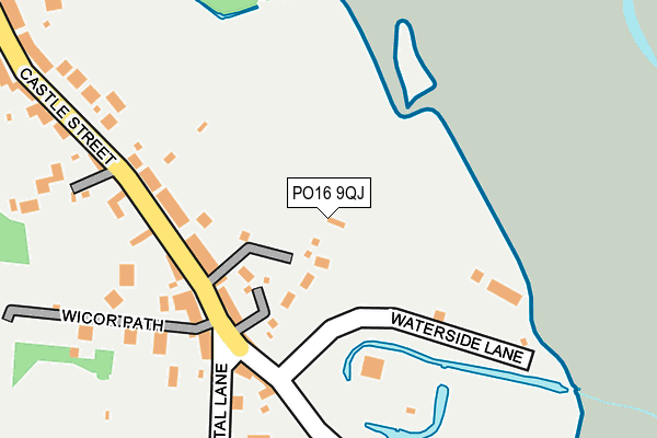 PO16 9QJ map - OS OpenMap – Local (Ordnance Survey) PO16 9QJ map - OS OpenMap – Local (Ordnance Survey)