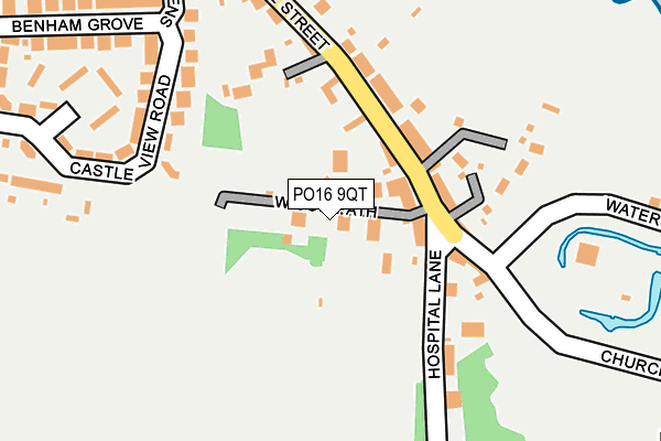 PO16 9QT map - OS OpenMap – Local (Ordnance Survey) PO16 9QT map - OS OpenMap – Local (Ordnance Survey)
