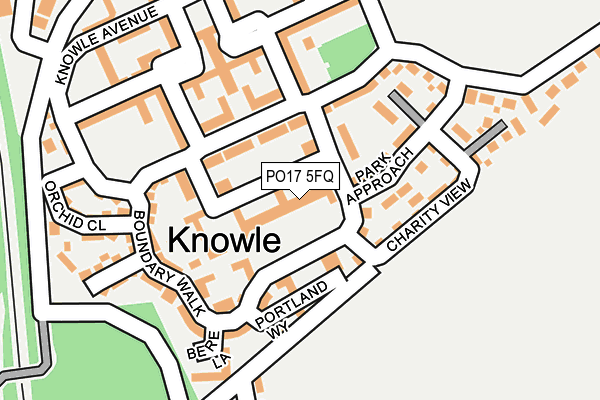 PO17 5FQ map - OS OpenMap – Local (Ordnance Survey) PO17 5FQ map - OS OpenMap – Local (Ordnance Survey)