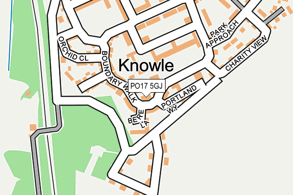 PO17 5GJ map - OS OpenMap – Local (Ordnance Survey) PO17 5GJ map - OS OpenMap – Local (Ordnance Survey)