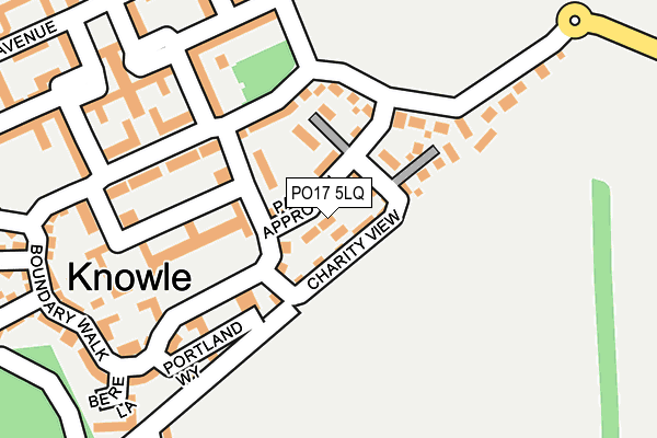 PO17 5LQ map - OS OpenMap – Local (Ordnance Survey) PO17 5LQ map - OS OpenMap – Local (Ordnance Survey)